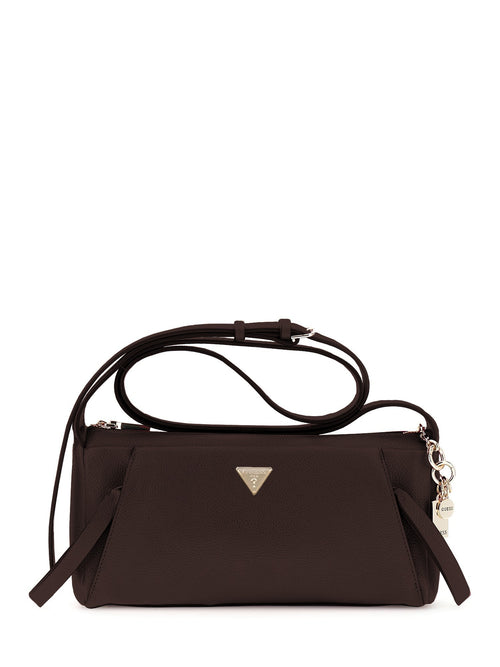 Guess Devon Crossbody Bag In Brown For Women