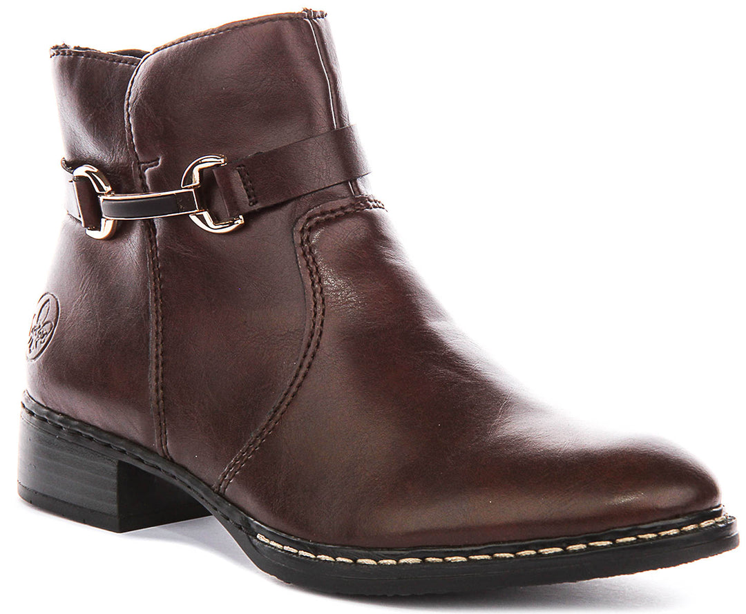 Rieker 73487-25 In Brown For Women