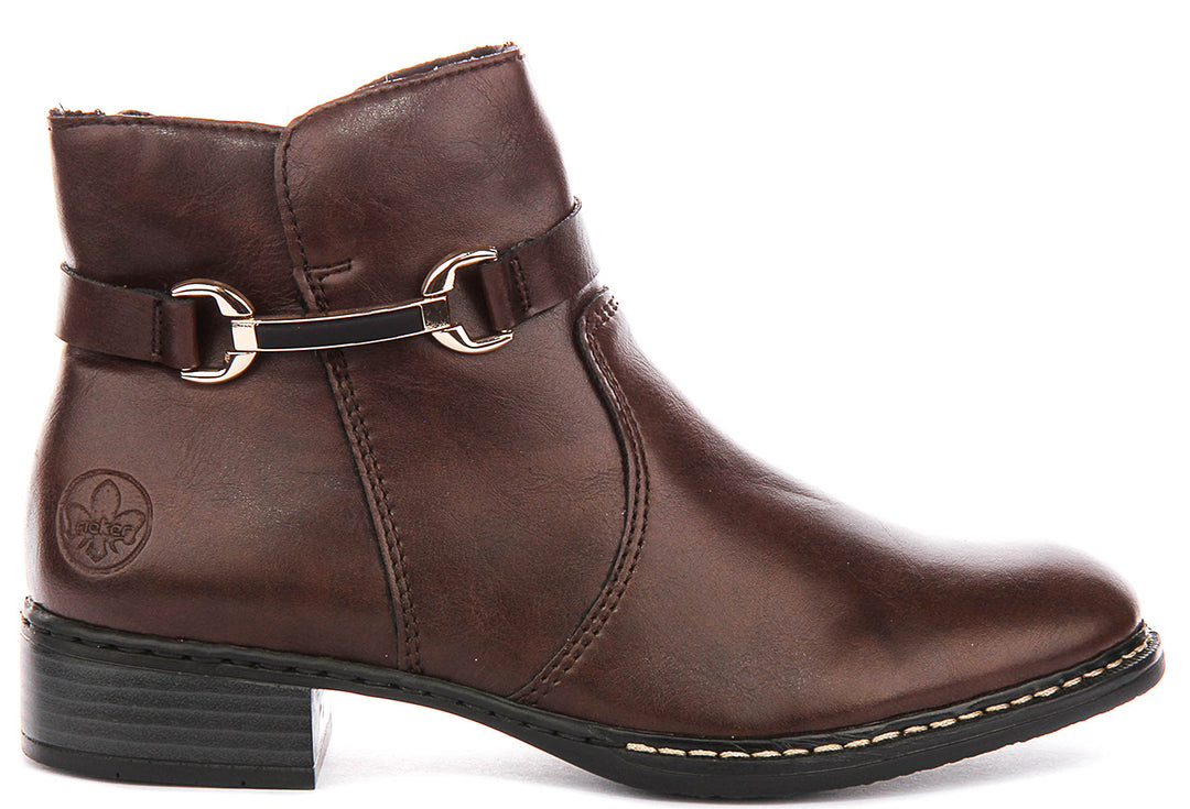 Rieker 73487-25 In Brown For Women