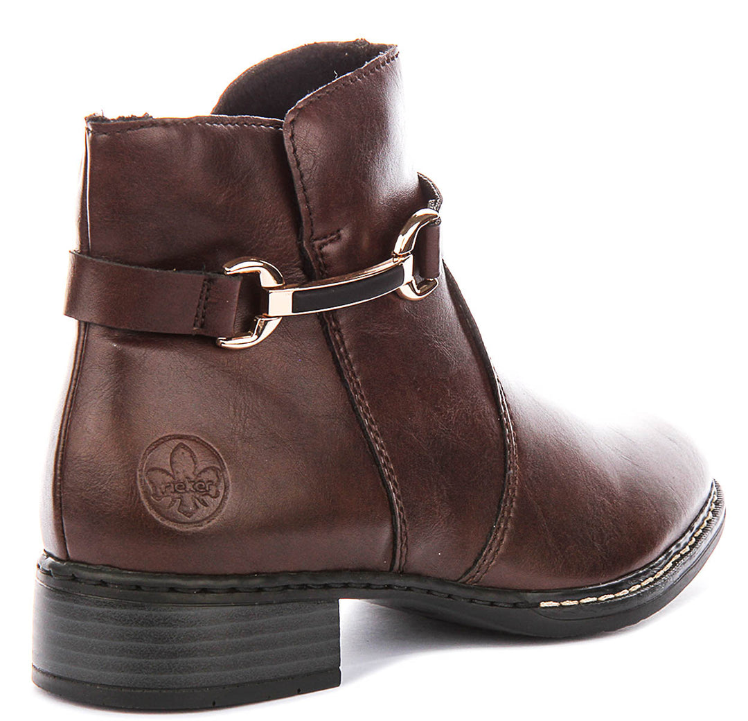 Rieker 73487-25 In Brown For Women