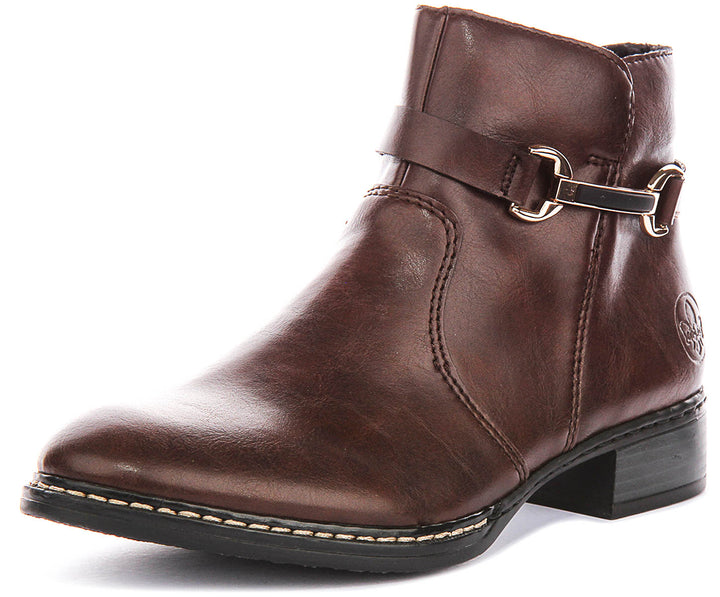 Rieker 73487-25 In Brown For Women