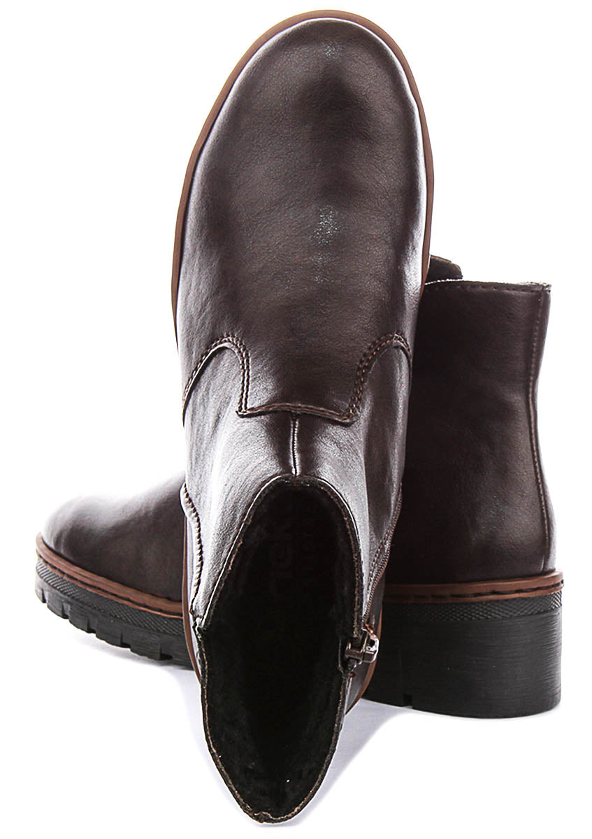 Rieker X9165-25 In Brown For Women