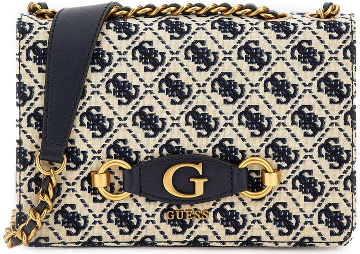Guess Izzy Crossbody bag In Navy Beige For Women