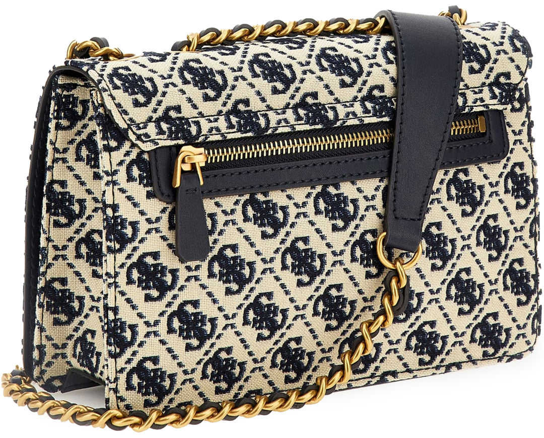Guess Izzy Crossbody bag In Navy Beige For Women