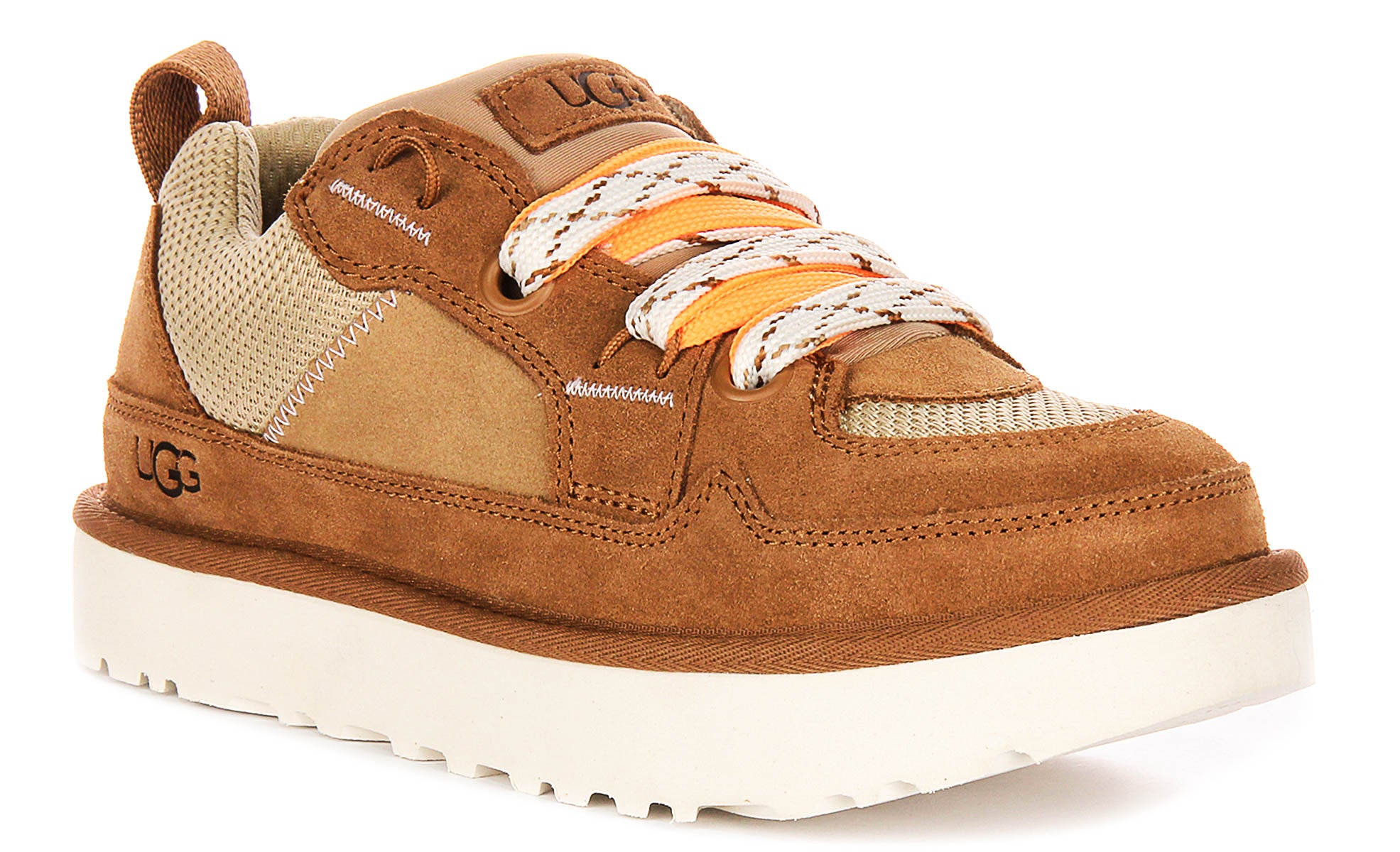 Ugg Australia Lo Lowmel In Brown Beige For Men | Two Tone Trainer