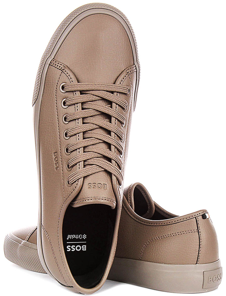 Boss Aiden Tennis In Brown Beige For Men