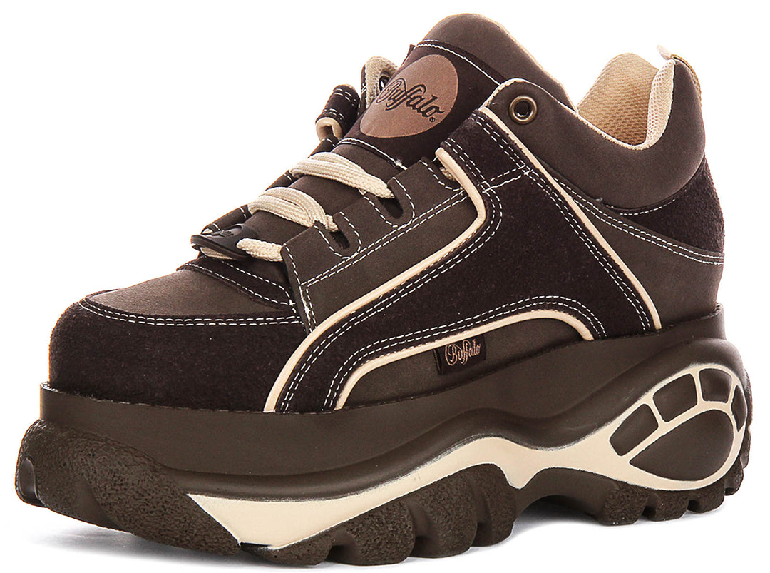 Buffalo 1339-14 Classic Low In Brown Beige For Women