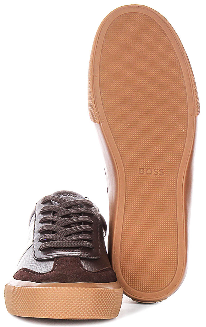 Boss Aiden Tennis In Brown Beige For Men