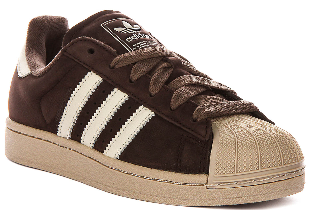 Adidas Superstar II In Brown Beige