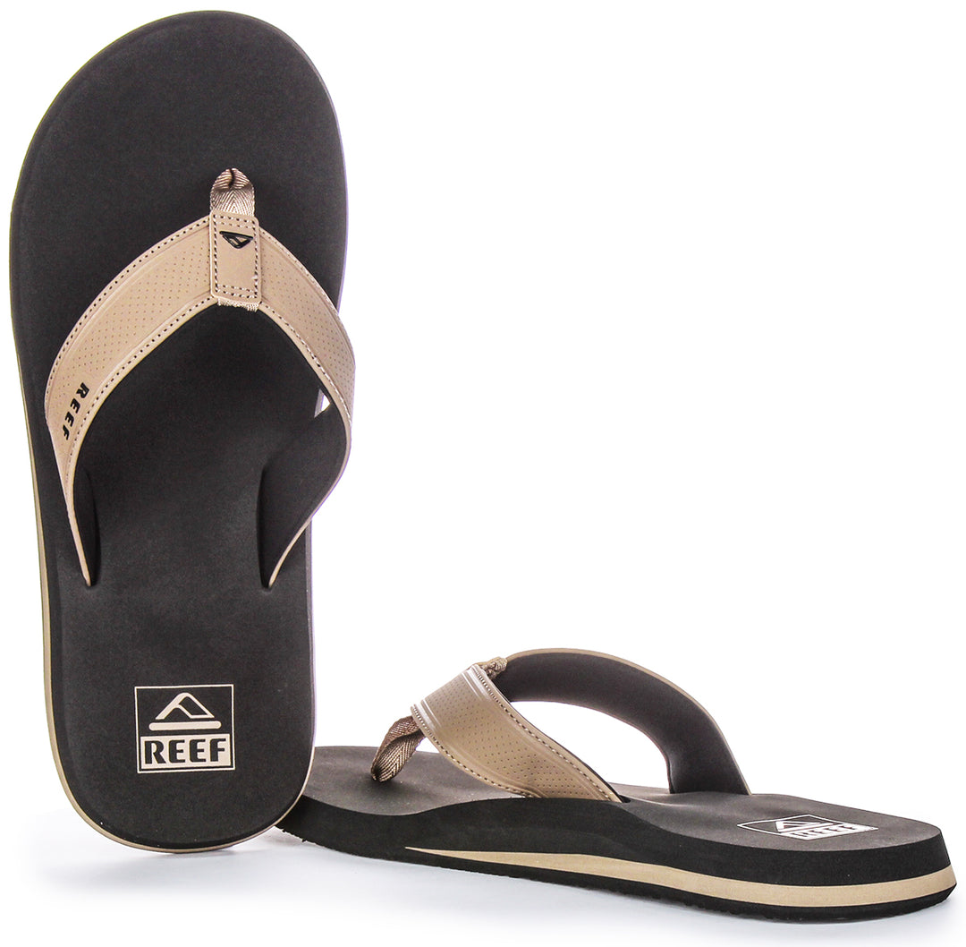 Reef The Layback In Brown Black For Men