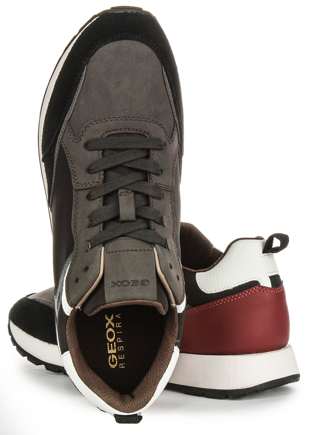 Geox U Partenio B In Brown Black For Men