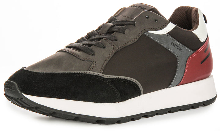 Geox U Partenio B In Brown Black For Men