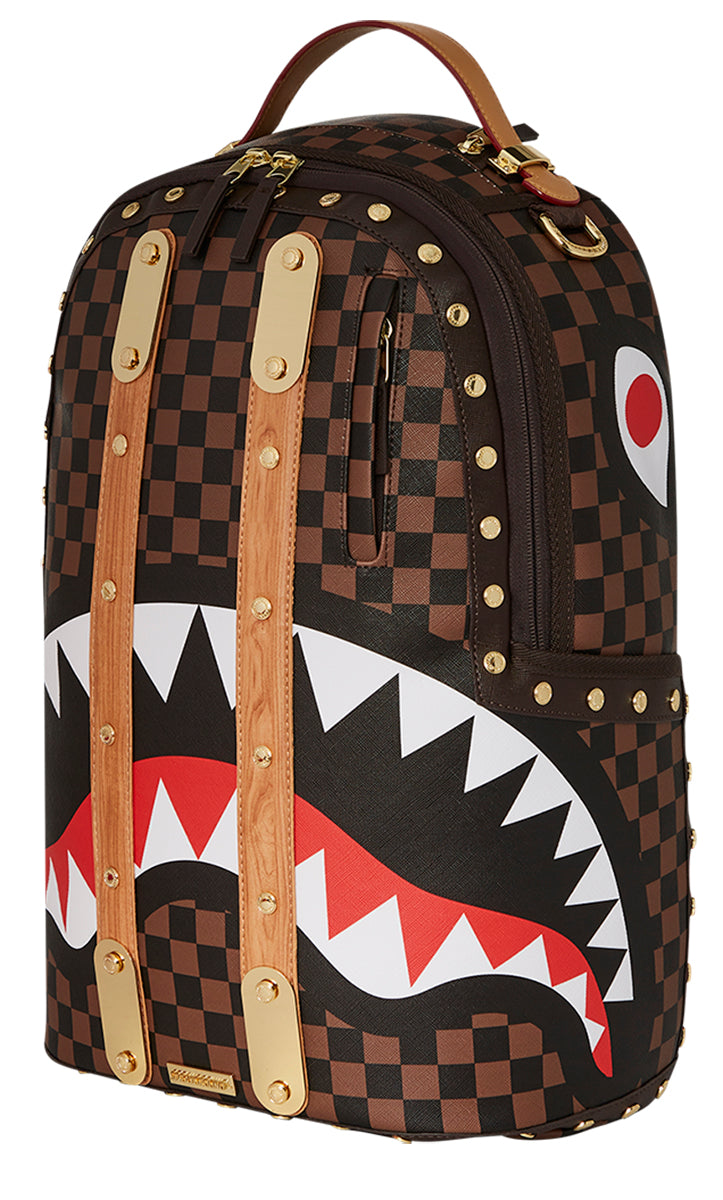 Sprayground Monsieur Explorateur Backpack In Brown Black