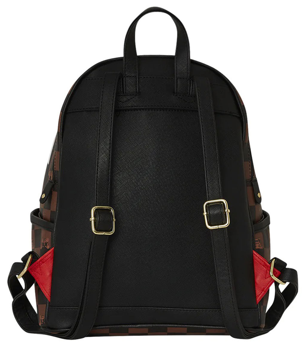 Sprayground The Hideout Savage Backpack In Brown Black Check
