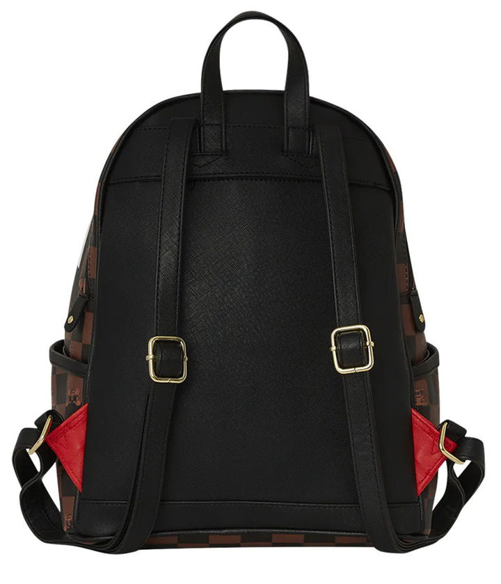 Sprayground The Hideout Savage Backpack In Brown Black Check