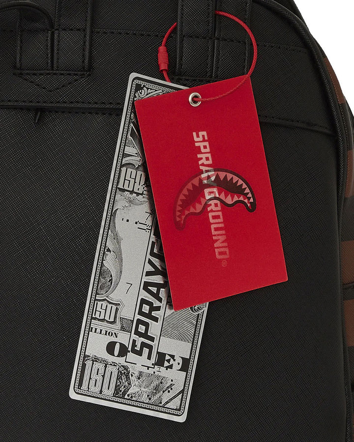 Sprayground The Hideout Savage Backpack In Brown Black Check