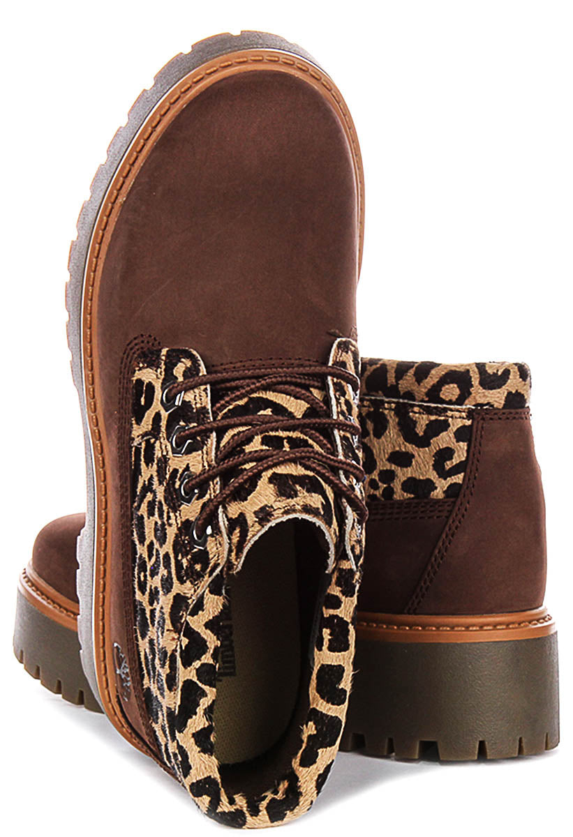 Timberland A43RR Stone Street Nellie In Brown Leopard For Women