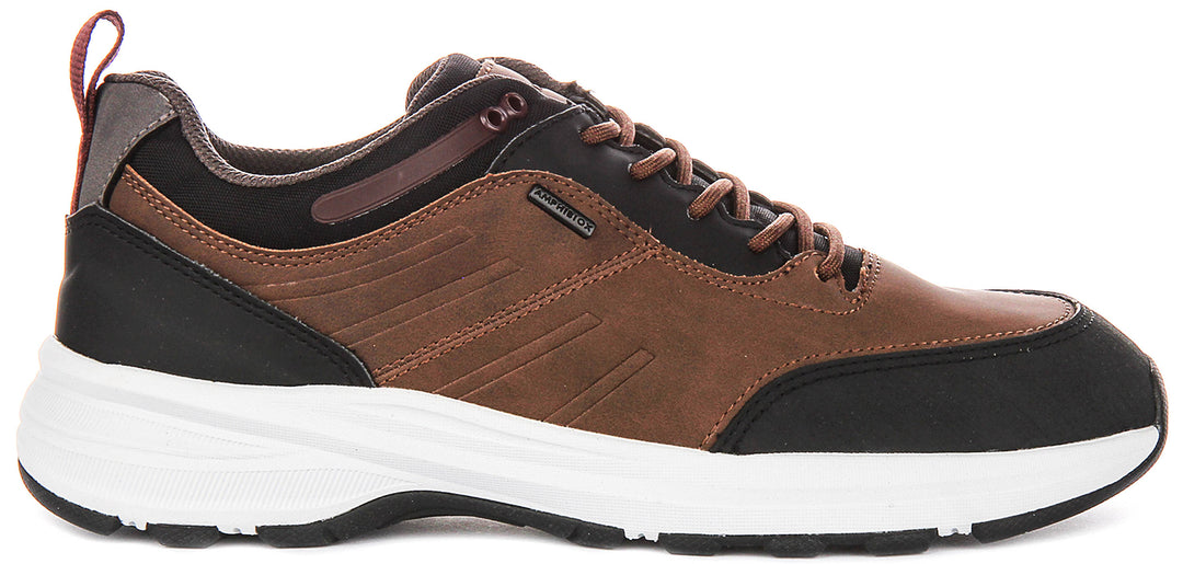 Geox U Senales B In Brown Black For Men