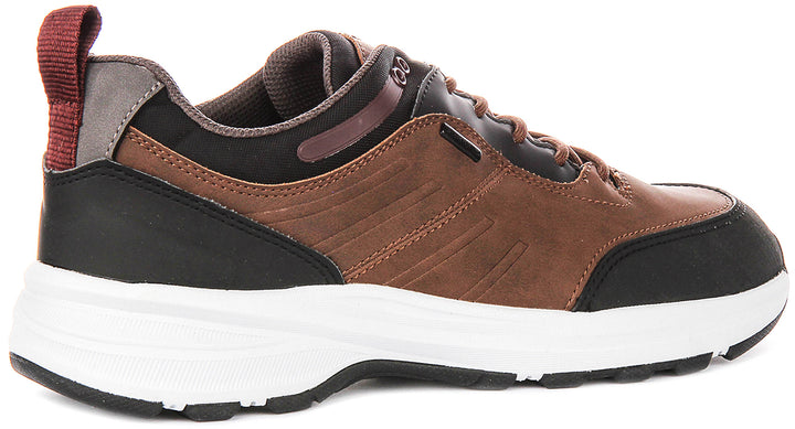 Geox U Senales B In Brown Black For Men