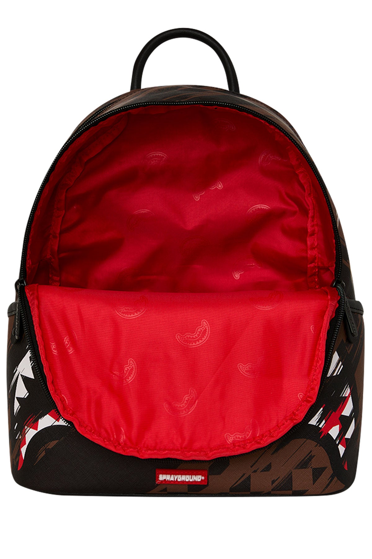 Sprayground Sharks In Paris Night Drift Savage In Brown Black