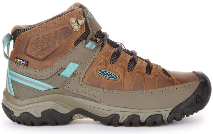 Keen Targhee III Waterproof In Brown Blue For Women