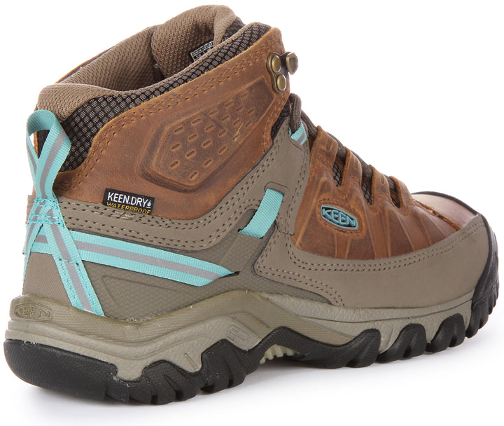 Keen Targhee III Waterproof In Brown Blue For Women