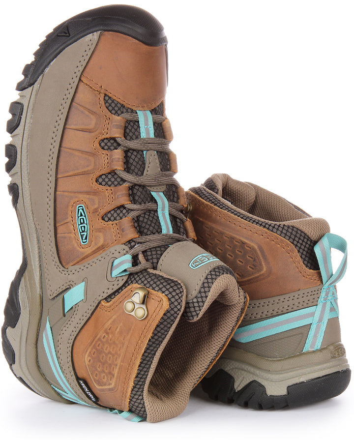 Keen Targhee III Waterproof In Brown Blue For Women