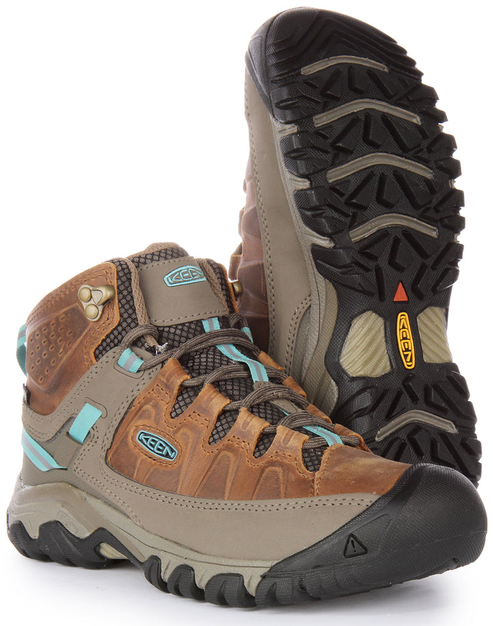 Keen Targhee III Waterproof In Brown Blue For Women