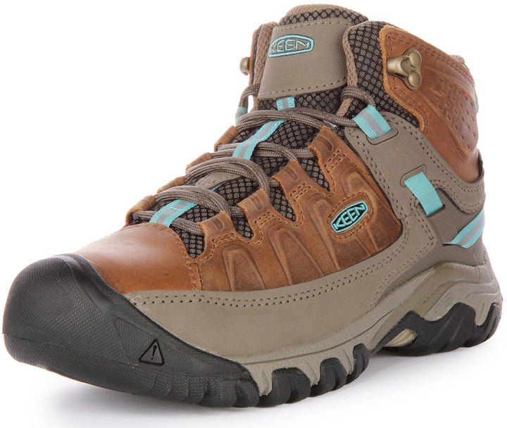 Keen Targhee III Waterproof In Brown Blue For Women