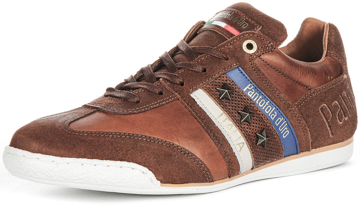 Pantofola D'Oro Imola L Stars In Brown Blue For Men