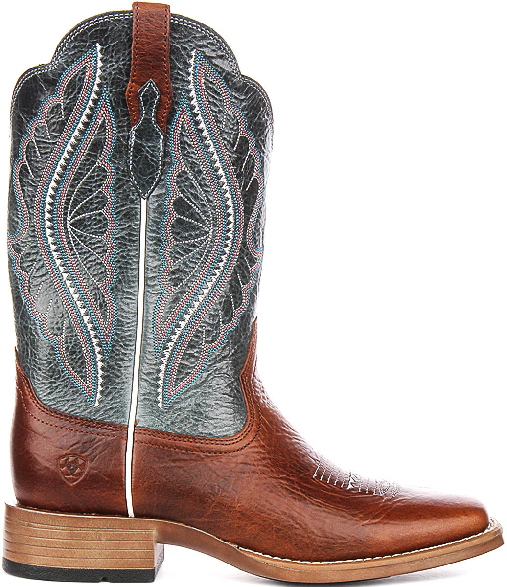 Ariat Prime Time In Brown Blue For Women