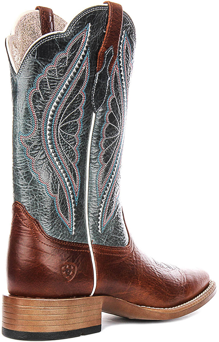 Ariat Prime Time In Brown Blue For Women