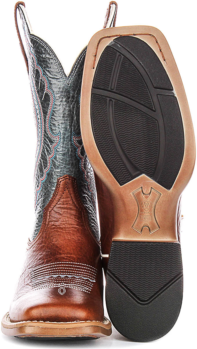 Ariat Prime Time In Brown Blue For Women