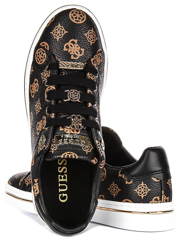 Guess Stasey 4G In Brown Gold for Women