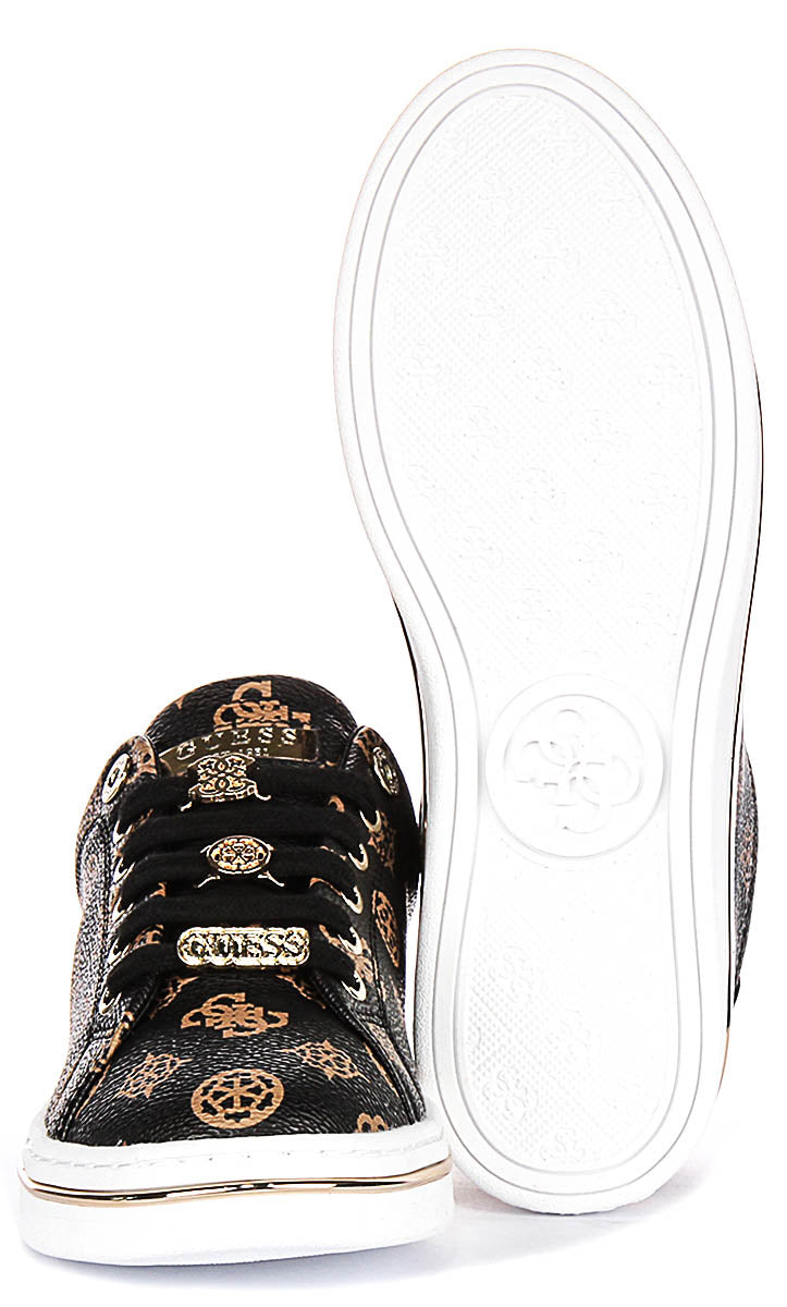 Guess Stasey 4G In Brown Gold for Women