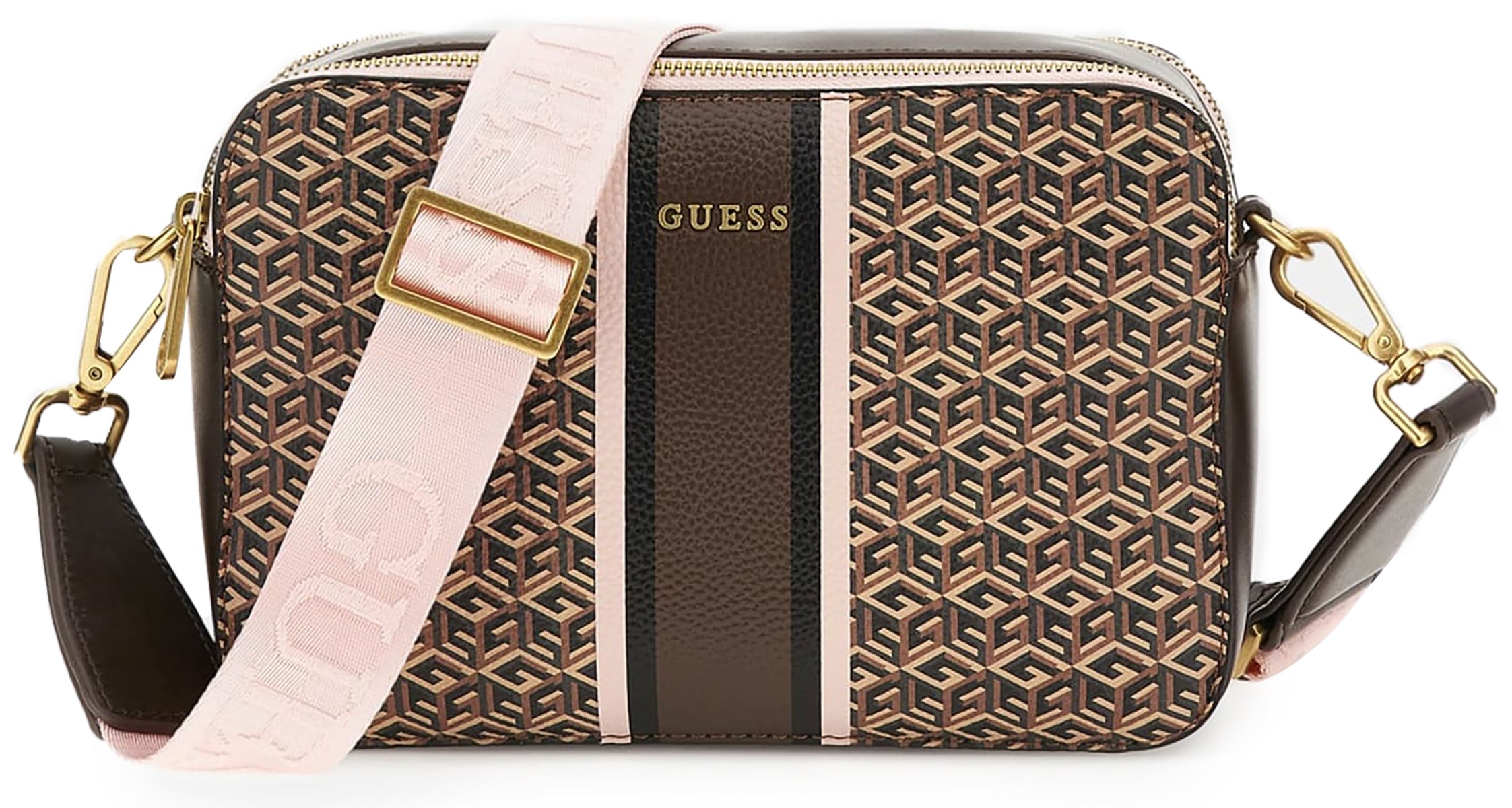 Buy GUESS Women Coral Red Holly Society Crossbody Sling Bag - NNNOW.com