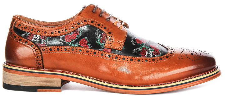 Justinreess England Balor In Brown Multi For Men