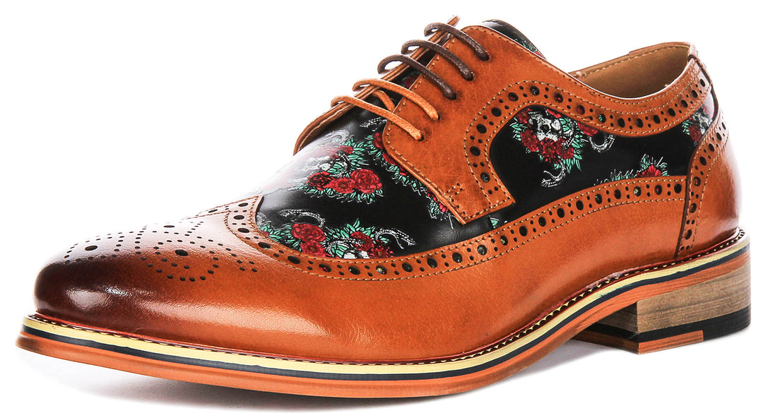 Justinreess England Balor In Brown Multi For Men
