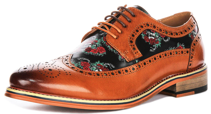 Justinreess England Balor In Brown Multi For Men
