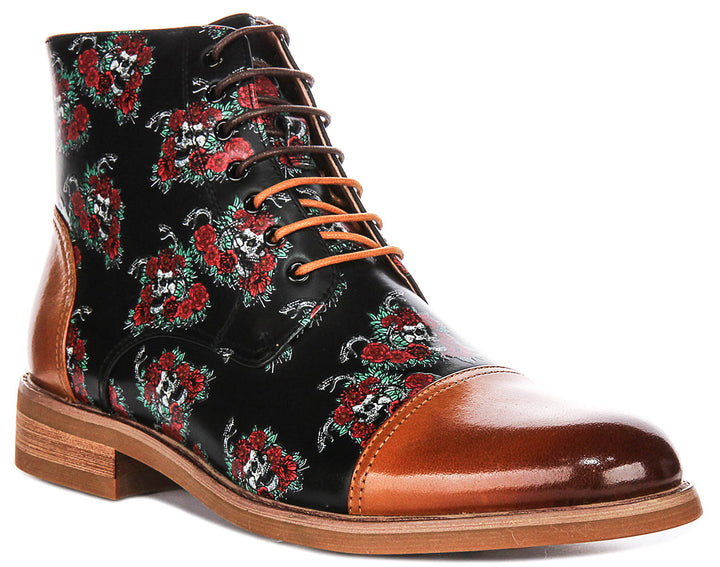 Justinreess England Draco In Brown Multi For Men