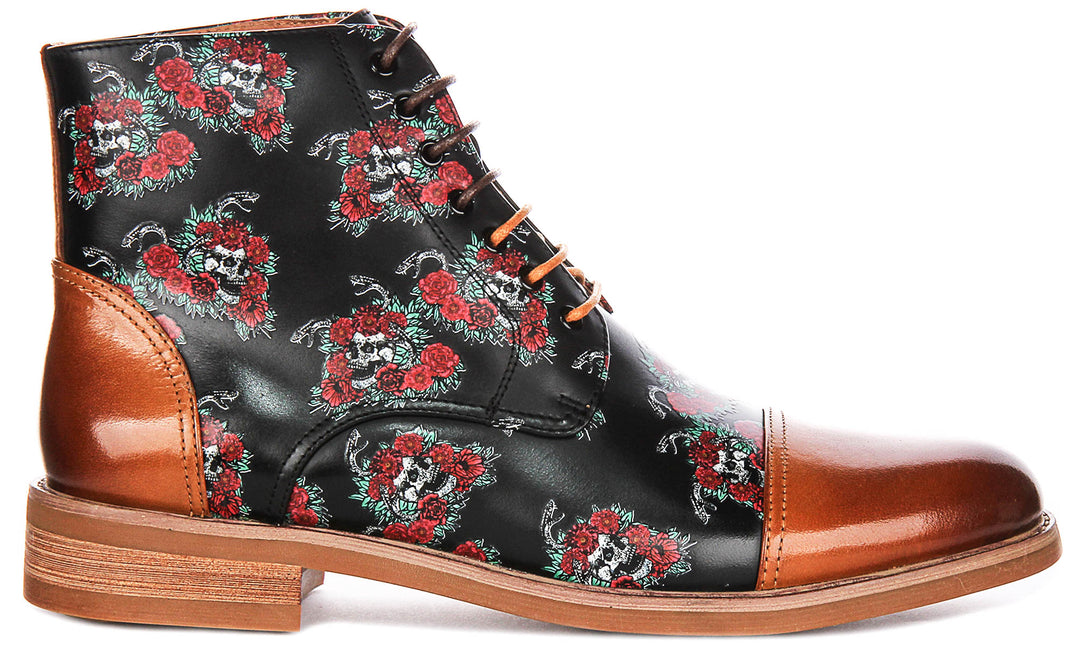 Justinreess England Draco In Brown Multi For Men
