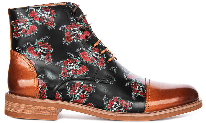 Justinreess England Draco In Brown Multi For Men