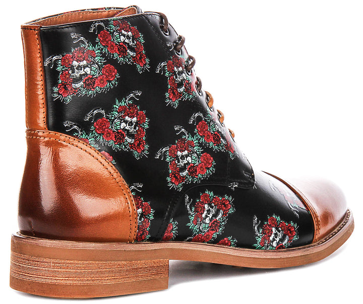 Justinreess England Draco In Brown Multi For Men