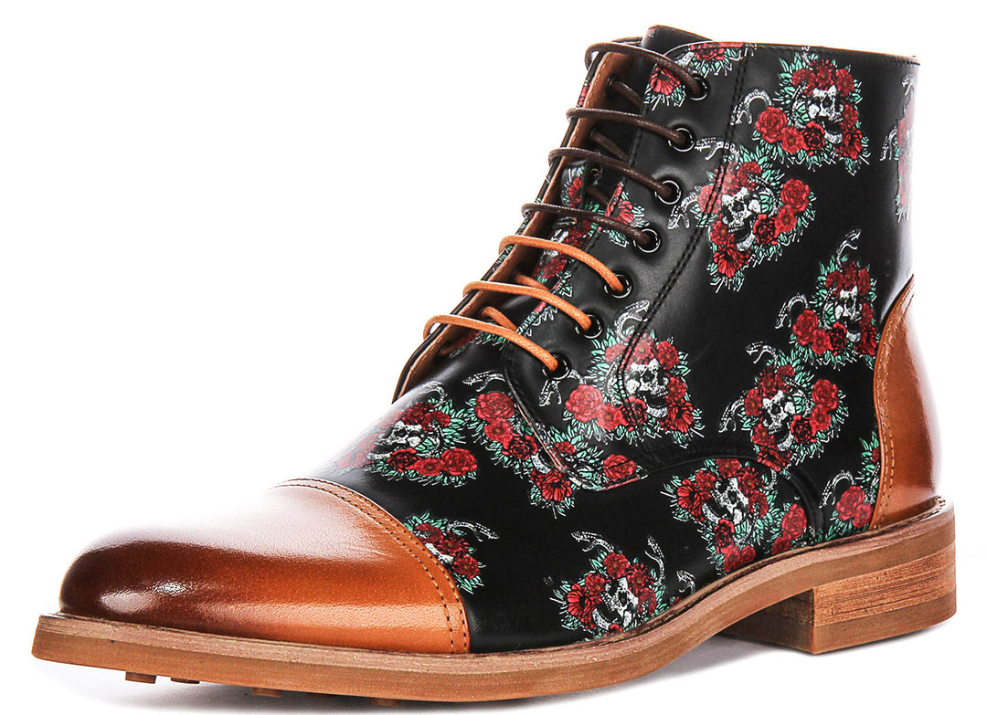 Justinreess England Draco In Brown Multi For Men