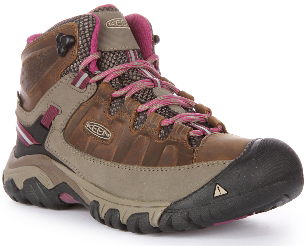 Keen Targhee III Waterproof en Brown Pink for Women Zapato
