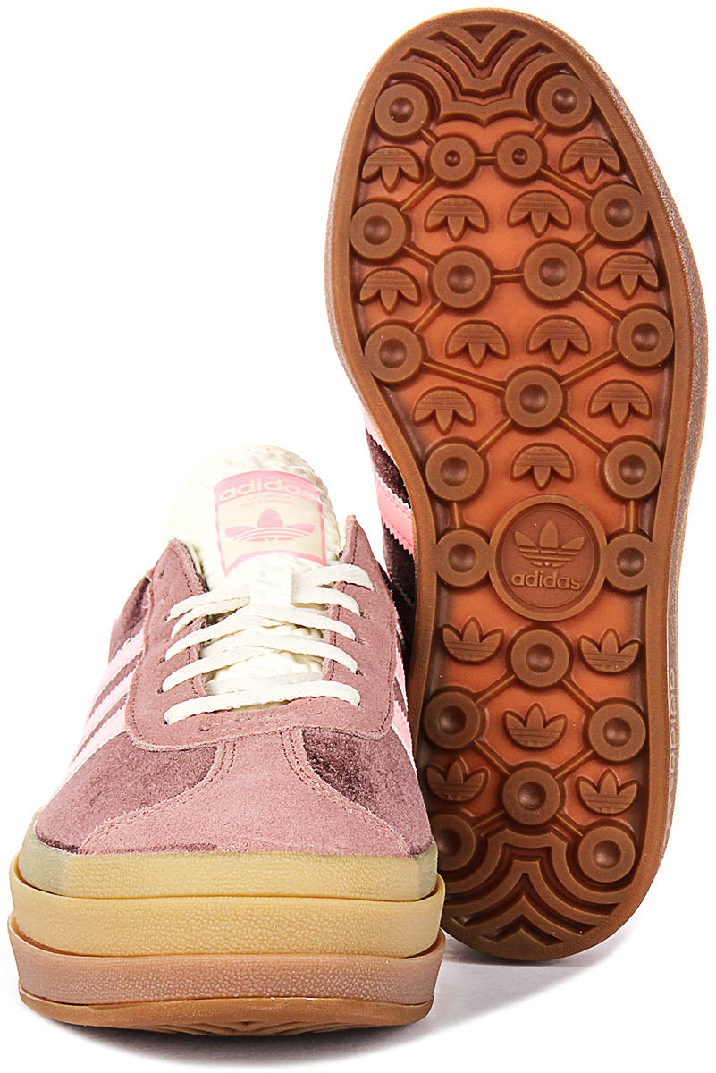 Adidas Gazelle Bold W In Brown Pink For Women