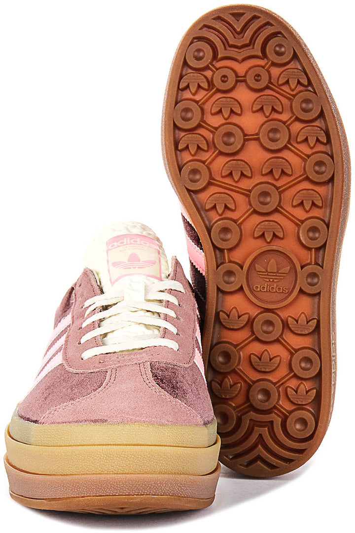 Adidas Gazelle Bold W In Brown Pink For Women