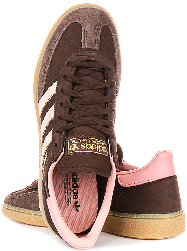 Adidas Handball Spezia In Brown Pink For Women
