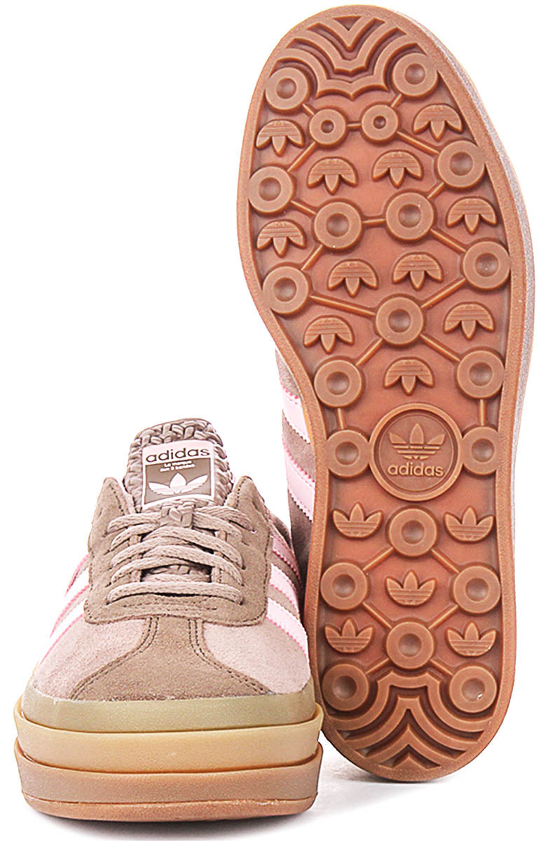 Adidas Gazelle Bold W In Brown Pink For Women