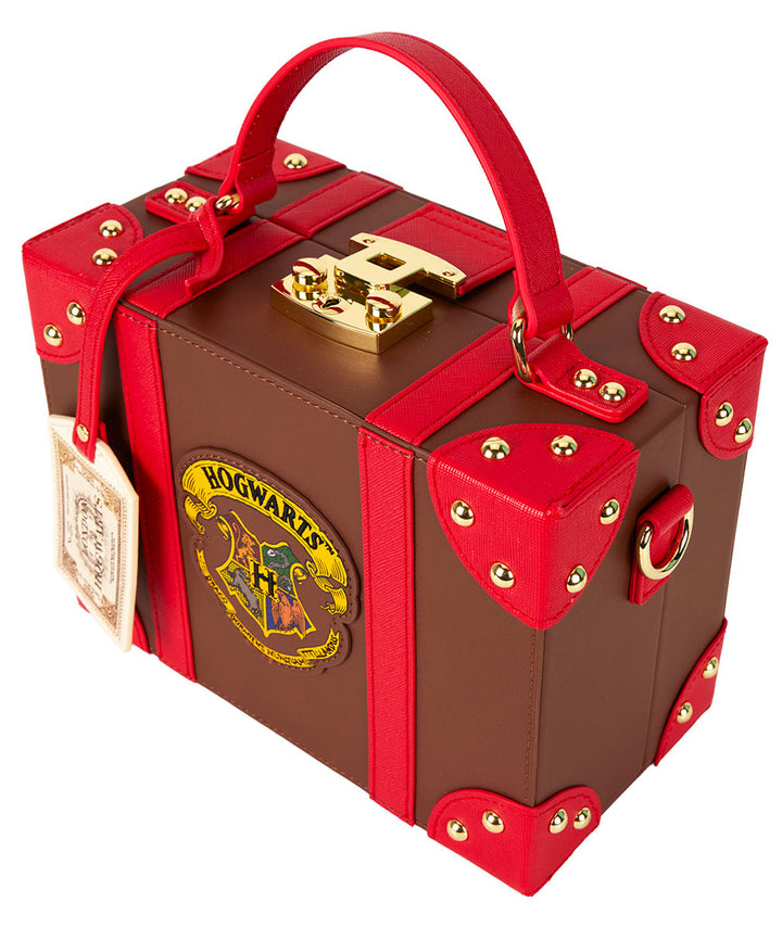 Loungefly Harry Potter In Brown Red Briefcase Bag